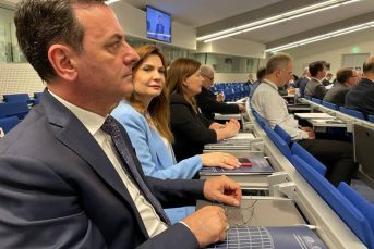 The President of the Appeal Chamber, Mrs. Albana Shtylla, during the solemn opening hearing of the 2022 judicial year of the European Court of Human Rights (ECtHR), held in Strasbourg, France, attended by representatives of the highest courts of the 46 member states of the Council of Europe, as well as various local, national and international authorities - June 24, 2022The President of the Appeal Chamber, Mrs. Albana Shtylla, during the solemn opening hearing of the 2022 judicial year of the European Court of Human Rights (ECtHR), held in Strasbourg, France, attended by representatives of the highest courts of the 46 member states of the Council of Europe, as well as various local, national and international authorities - June 24, 2022